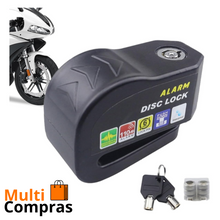 Cargar imagen en el visor de la galería, CANDADO DE MOTO Y BICICLETA CON ALARMA
